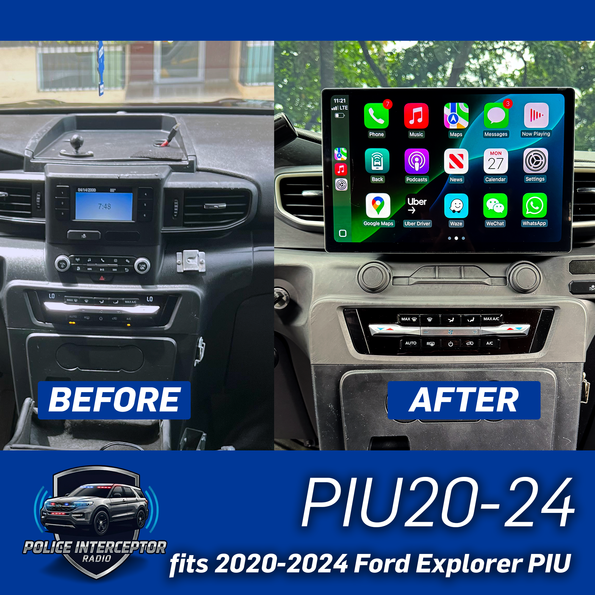 PIU20-24 for 2020 to 2024 Ford Explorer Police Interceptor